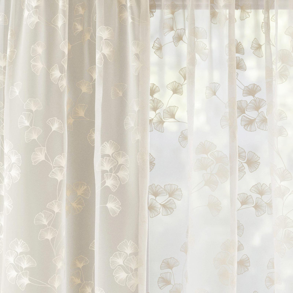 Delilah Voile Curtain Panel by Enhanced Living