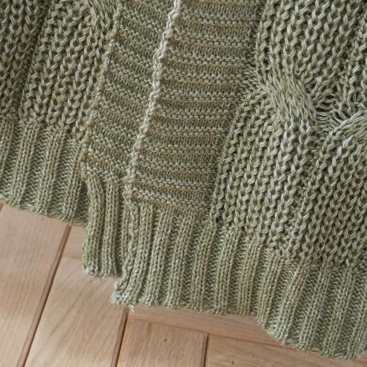 Chunky Marl Knit Throw Blanket 130cm x 170cm by Catherine Lansfield