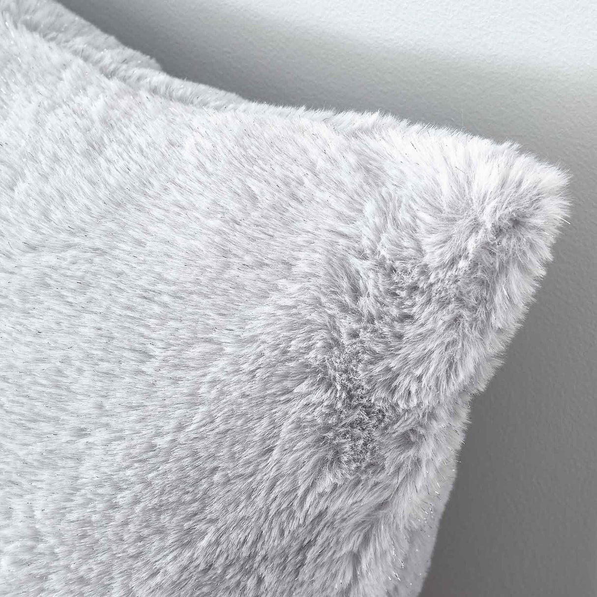 Catherine Lansfield Glamour Fur Filled Cushion 45cm x 45cm 8