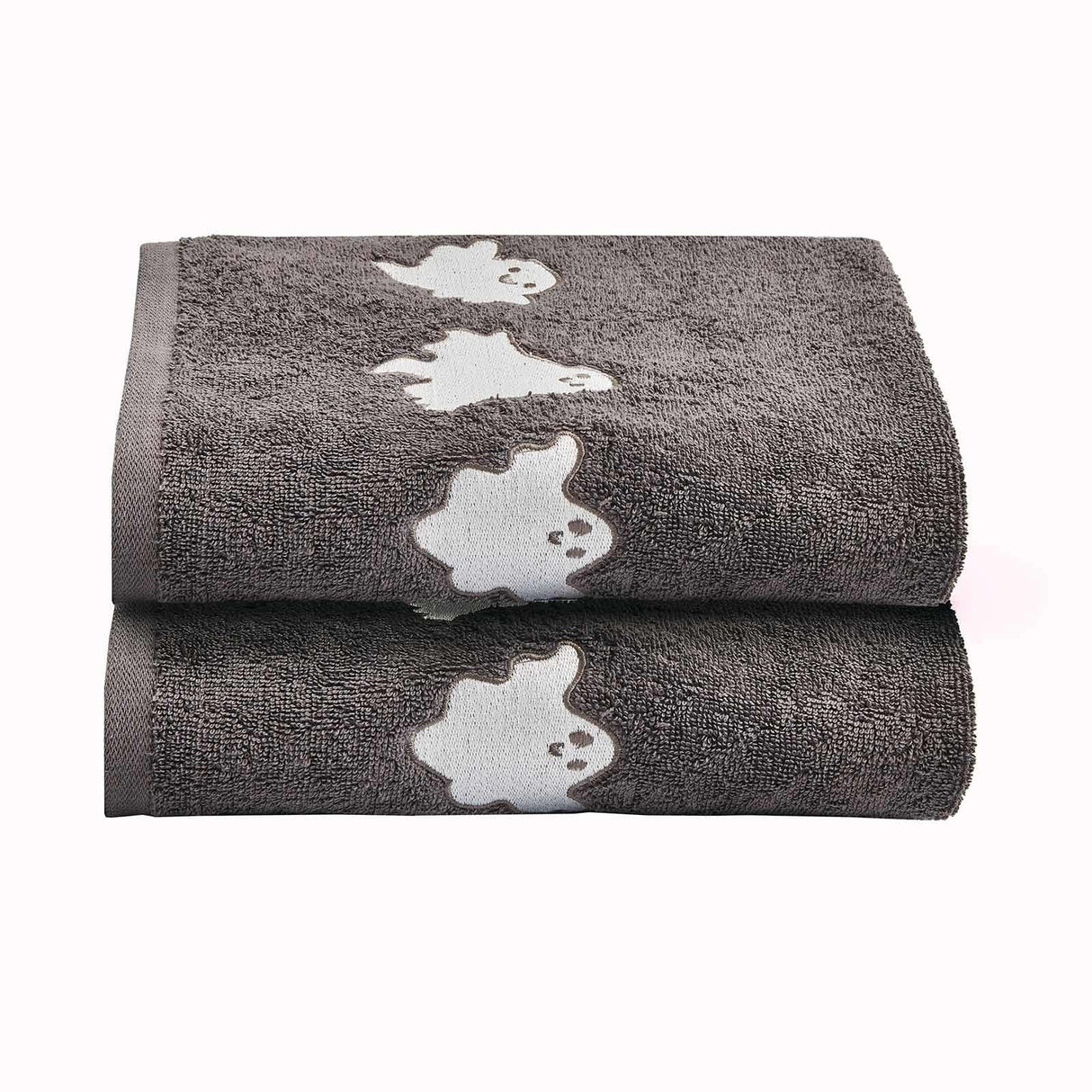 Spooky Ghosts Hand Towel Pair by Bedlam