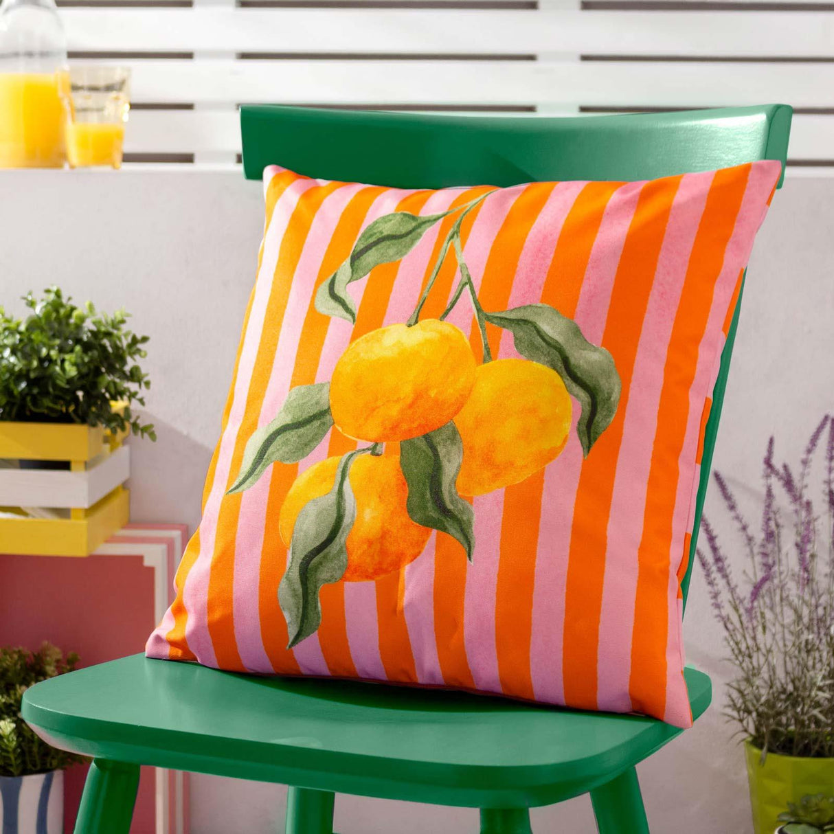 Oranges Outdoor Cushion Cover by furn.