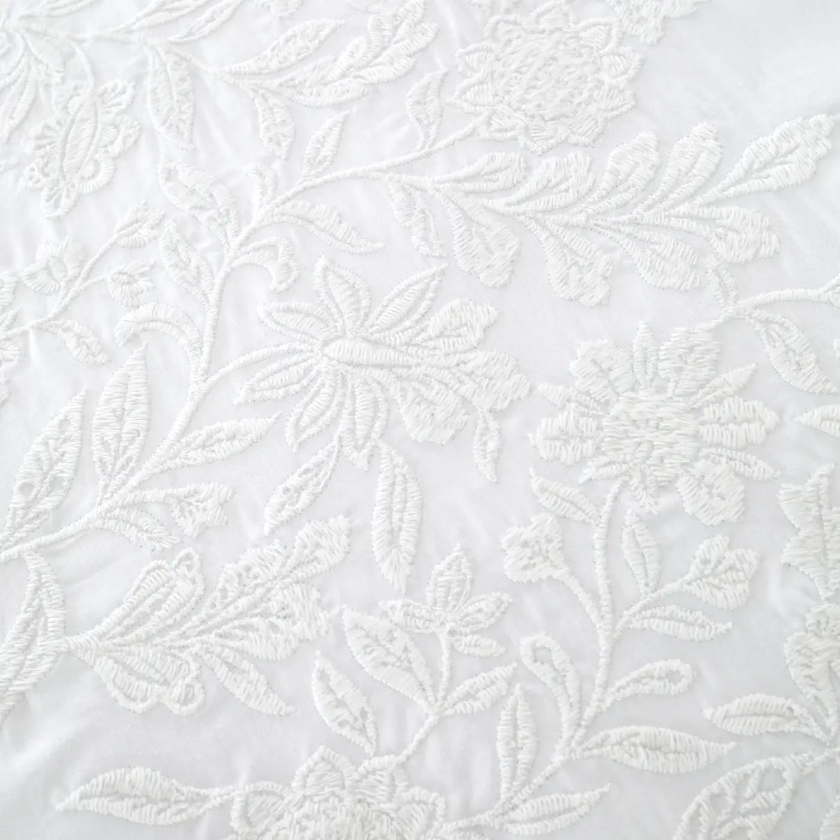 Fleur Matelassé Duvet Cover by Bianca