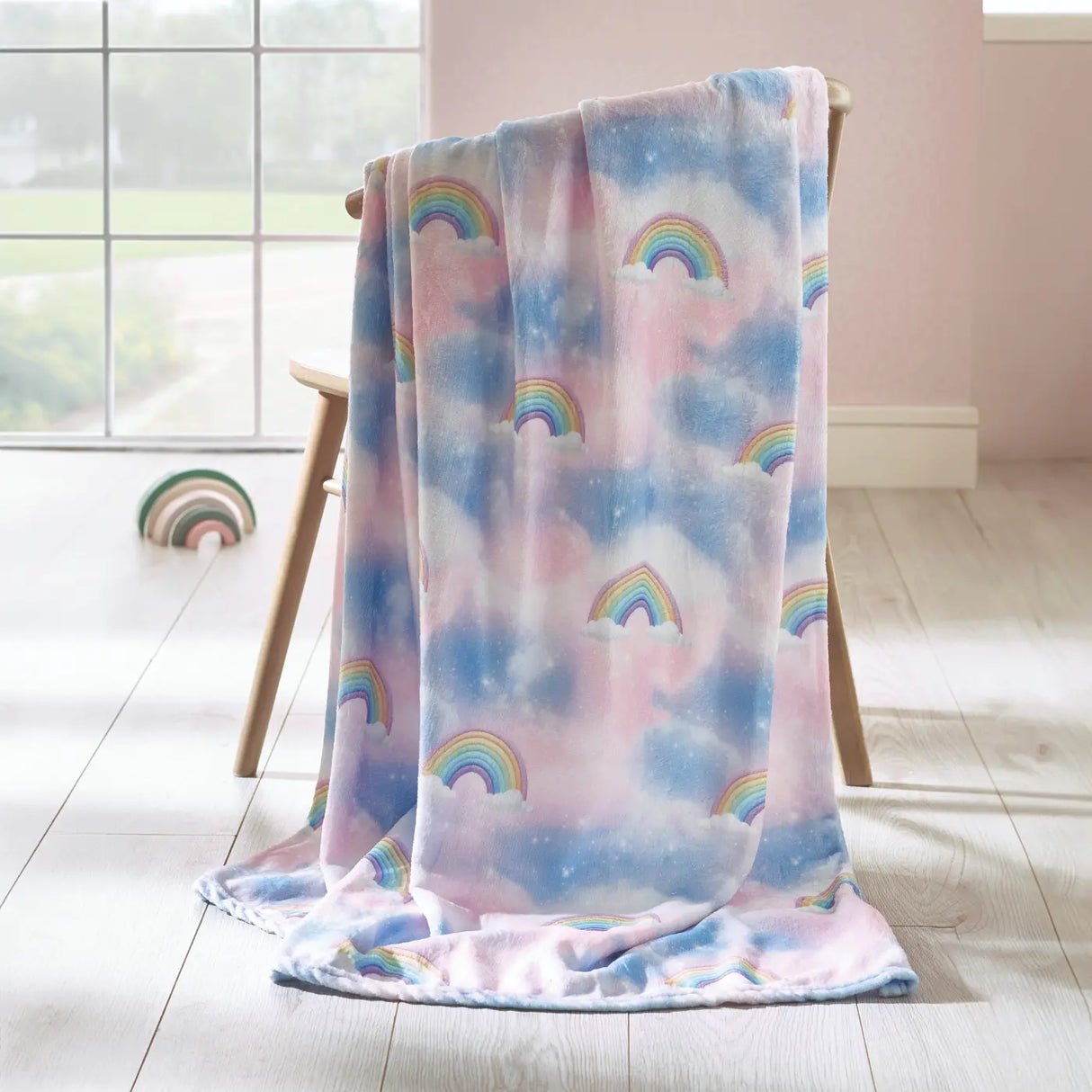 Candy Unicorn Throw 130cm x 170cm by Catherine Lansfield