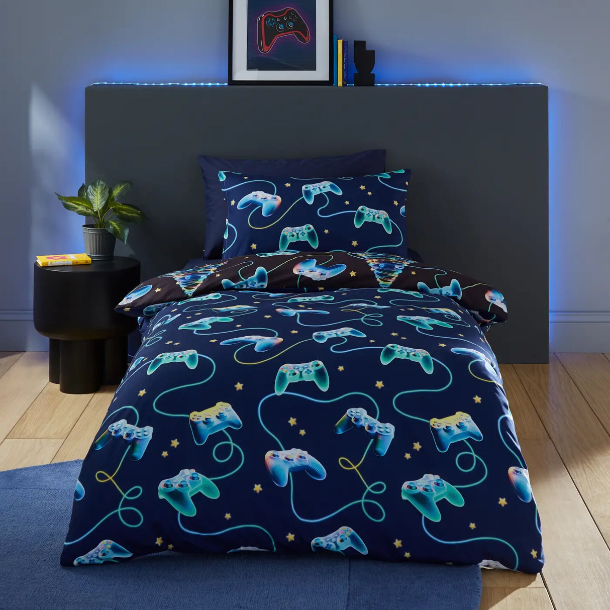 Catherine Lansfield Christmas Gamer Festive Duvet Cover Set 4