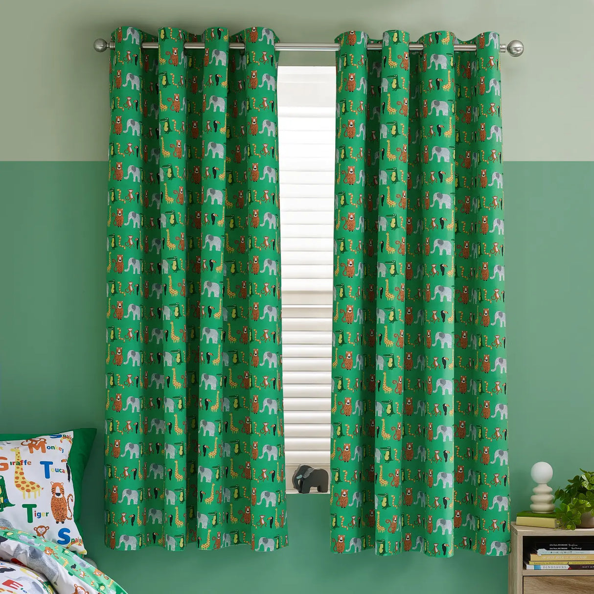 Animal Magic Eyelet Curtains by Catherine Lansfield