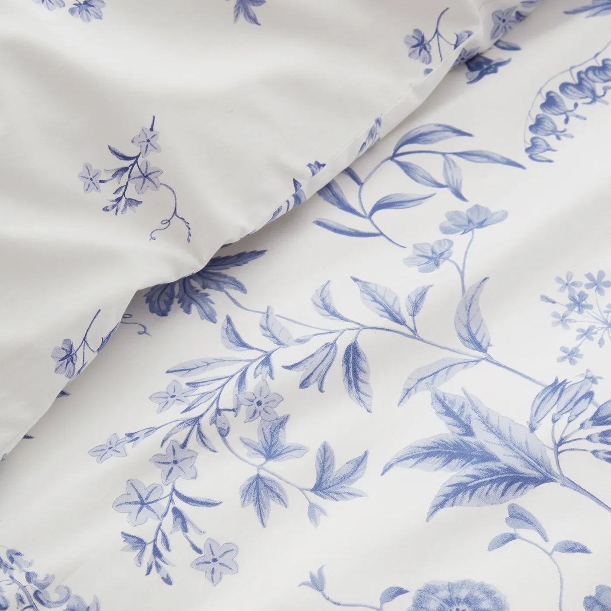 Bianca Thea Floral 200 Thread Count Cotton Reversible Duvet Cover Set - Green image 5