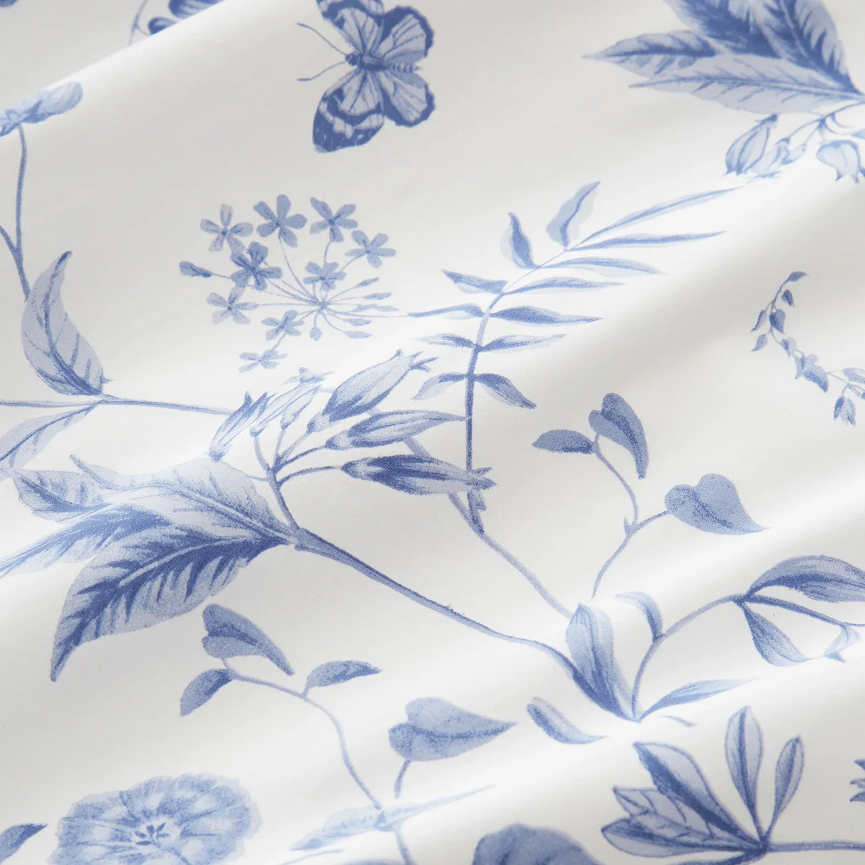 Bianca Thea Floral 200 Thread Count Cotton Reversible Duvet Cover Set - Green image 6