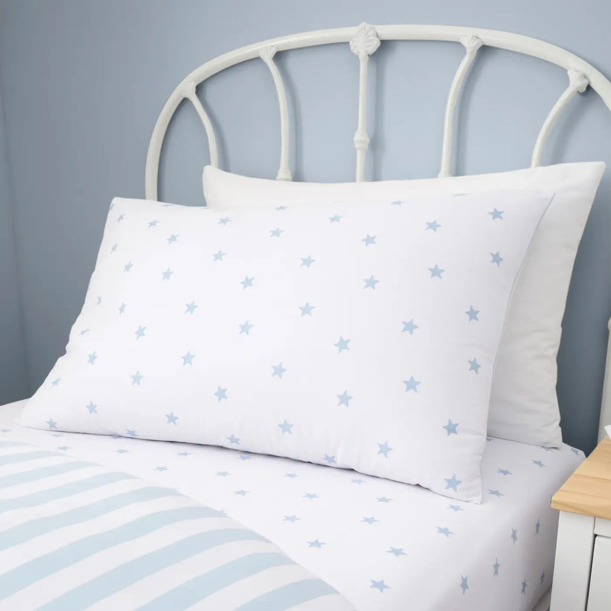 Mini Star & Stripes Duvet Cover by Bianca
