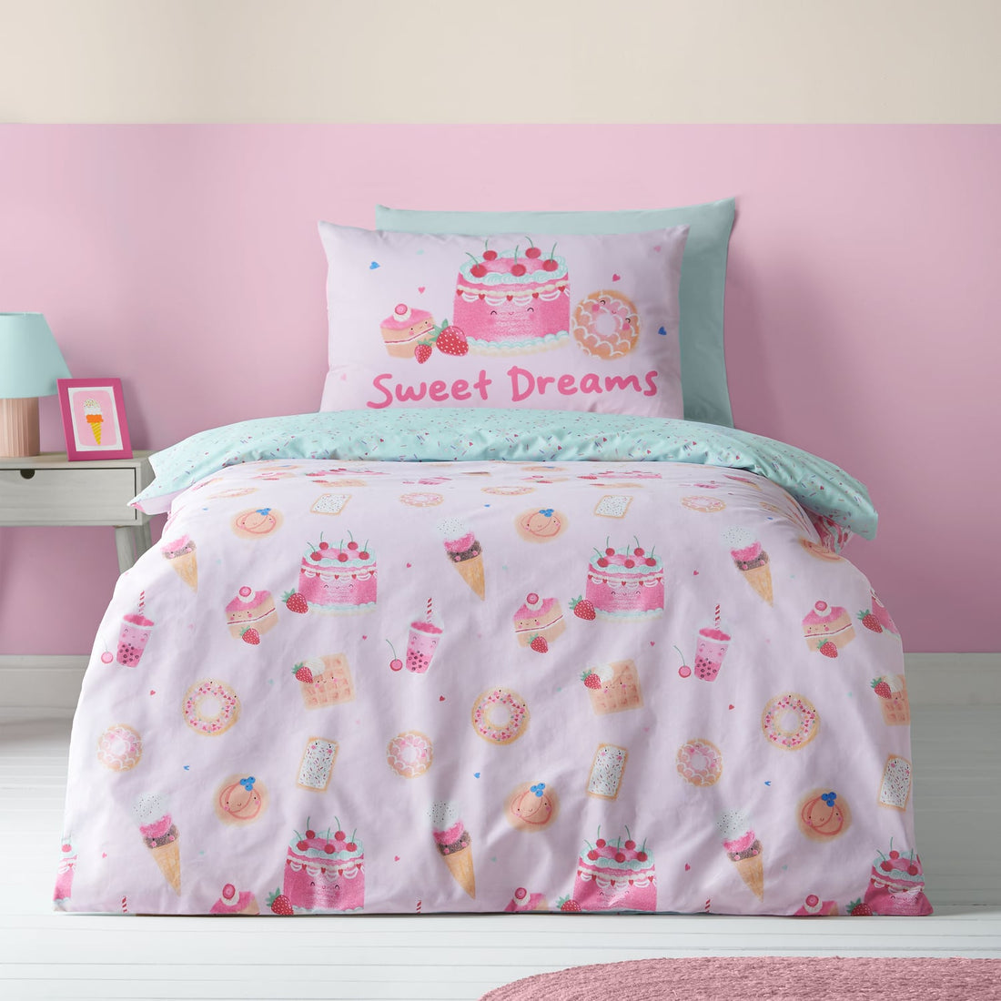 Catherine Lansfield Sweet Treats Duvet Cover Set