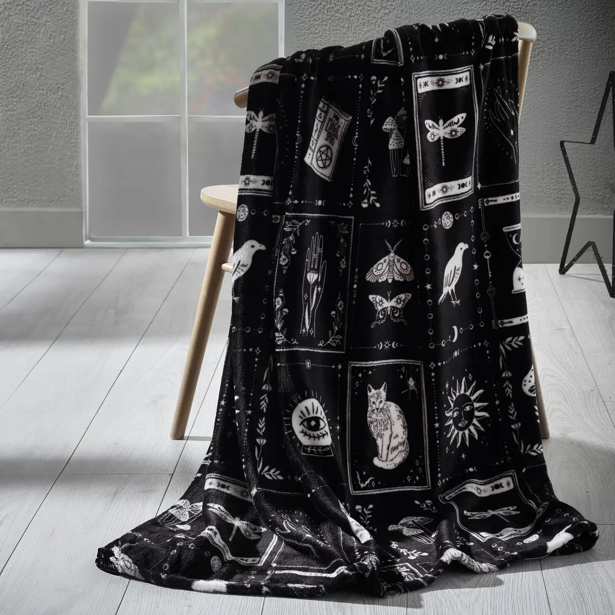 Catherine Lansfield Enchanted Witchcraft Halloween Throw 130cm x 170cm