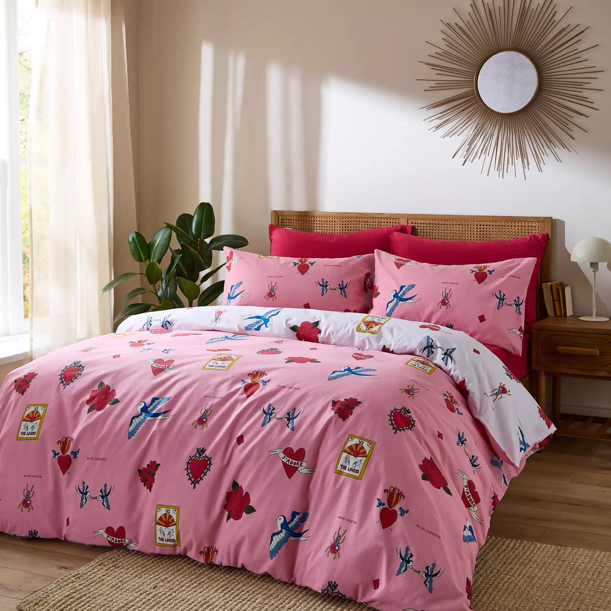 Mon Coeur Duvet Cover by Their Nibs