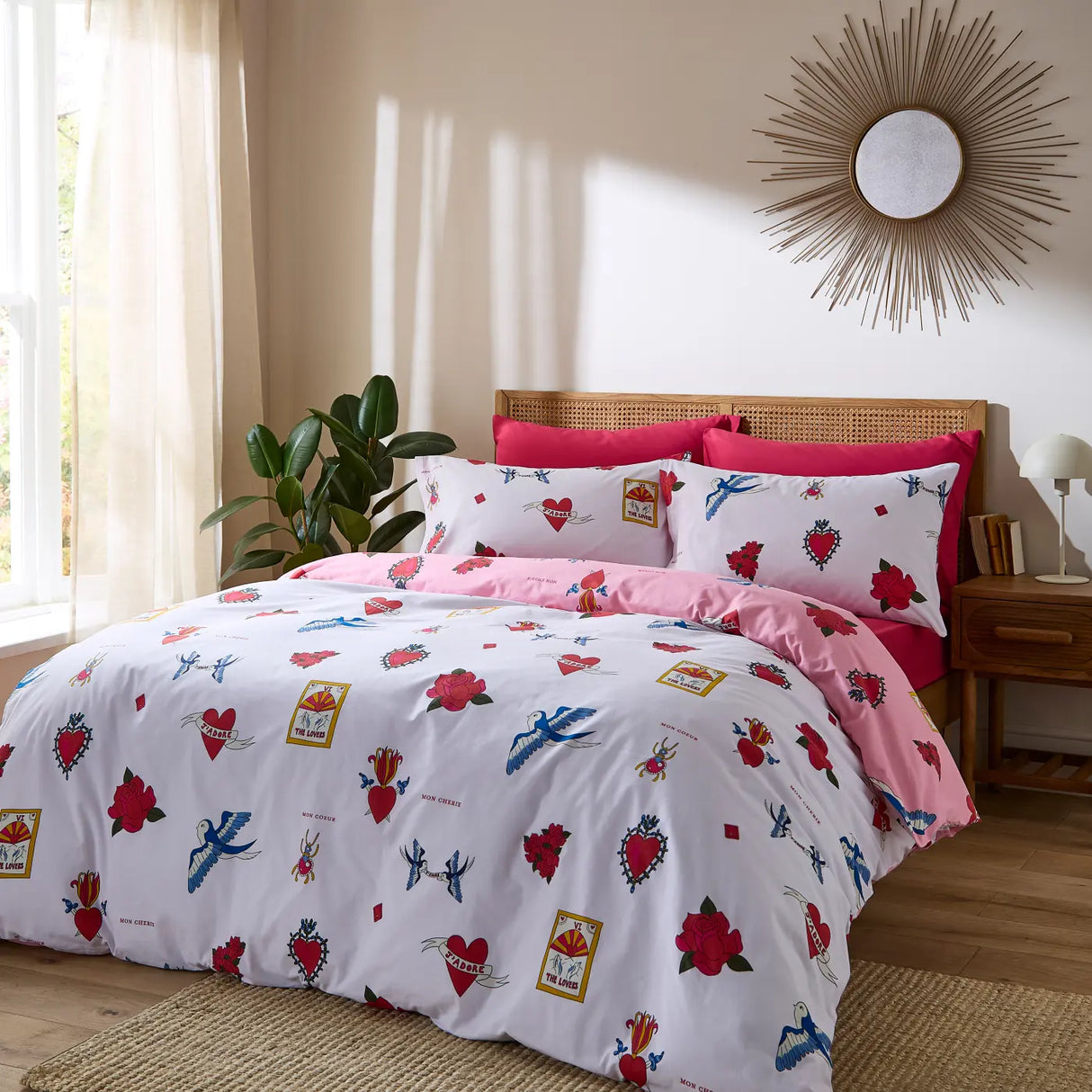 Mon Coeur Duvet Cover by Their Nibs