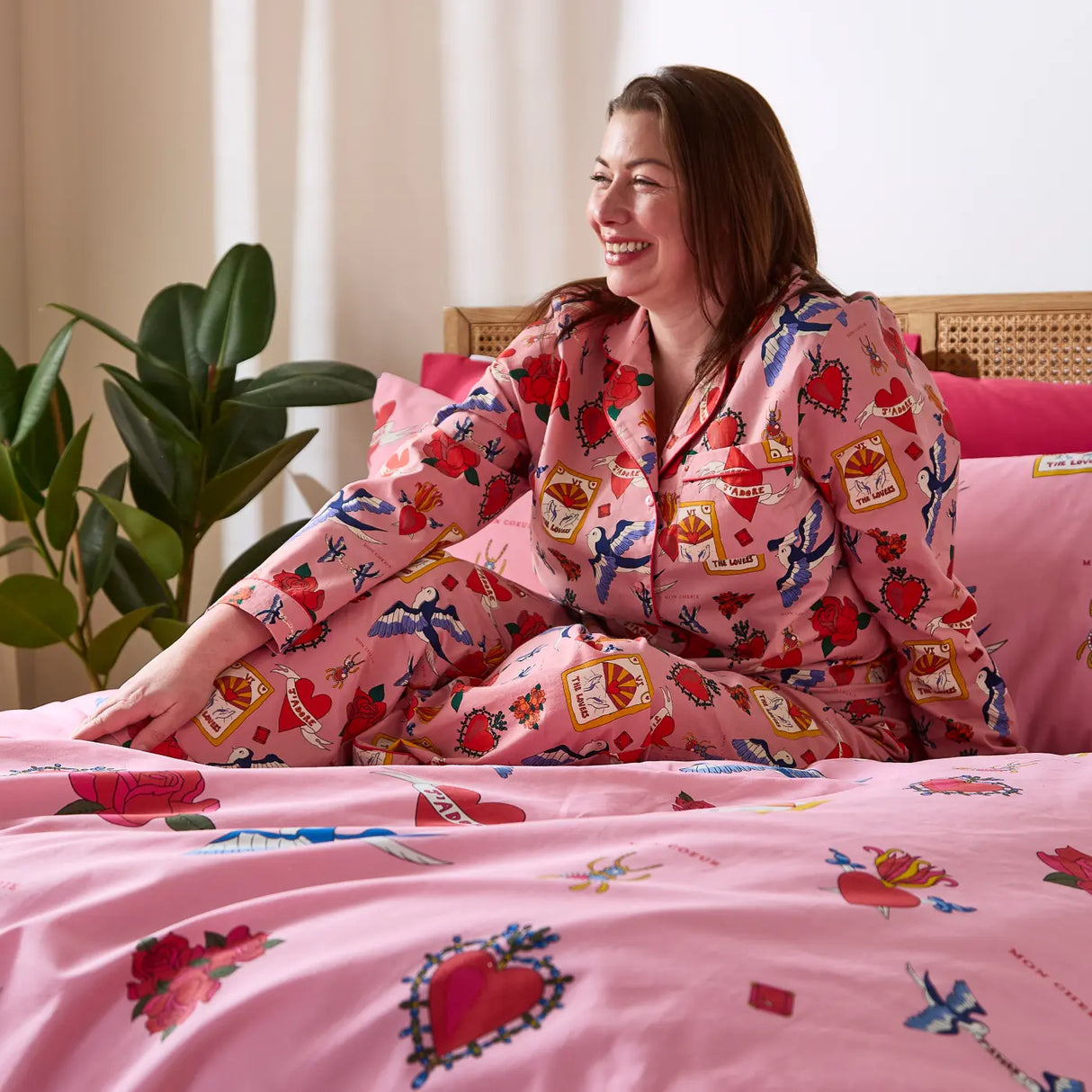 Mon Coeur Duvet Cover by Their Nibs