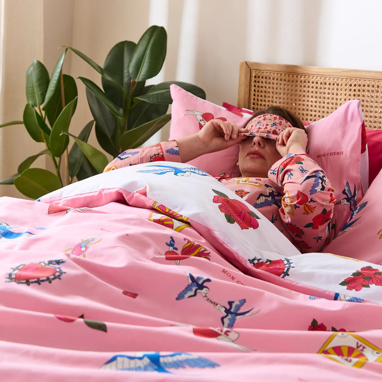 Mon Coeur Duvet Cover by Their Nibs