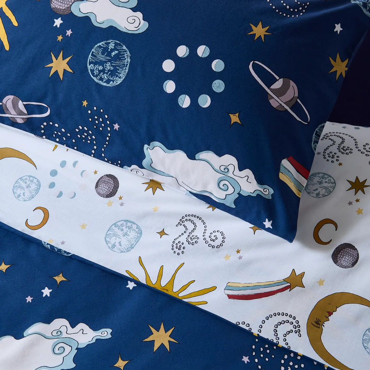 Disco Space Duvet Cover by Their Nibs