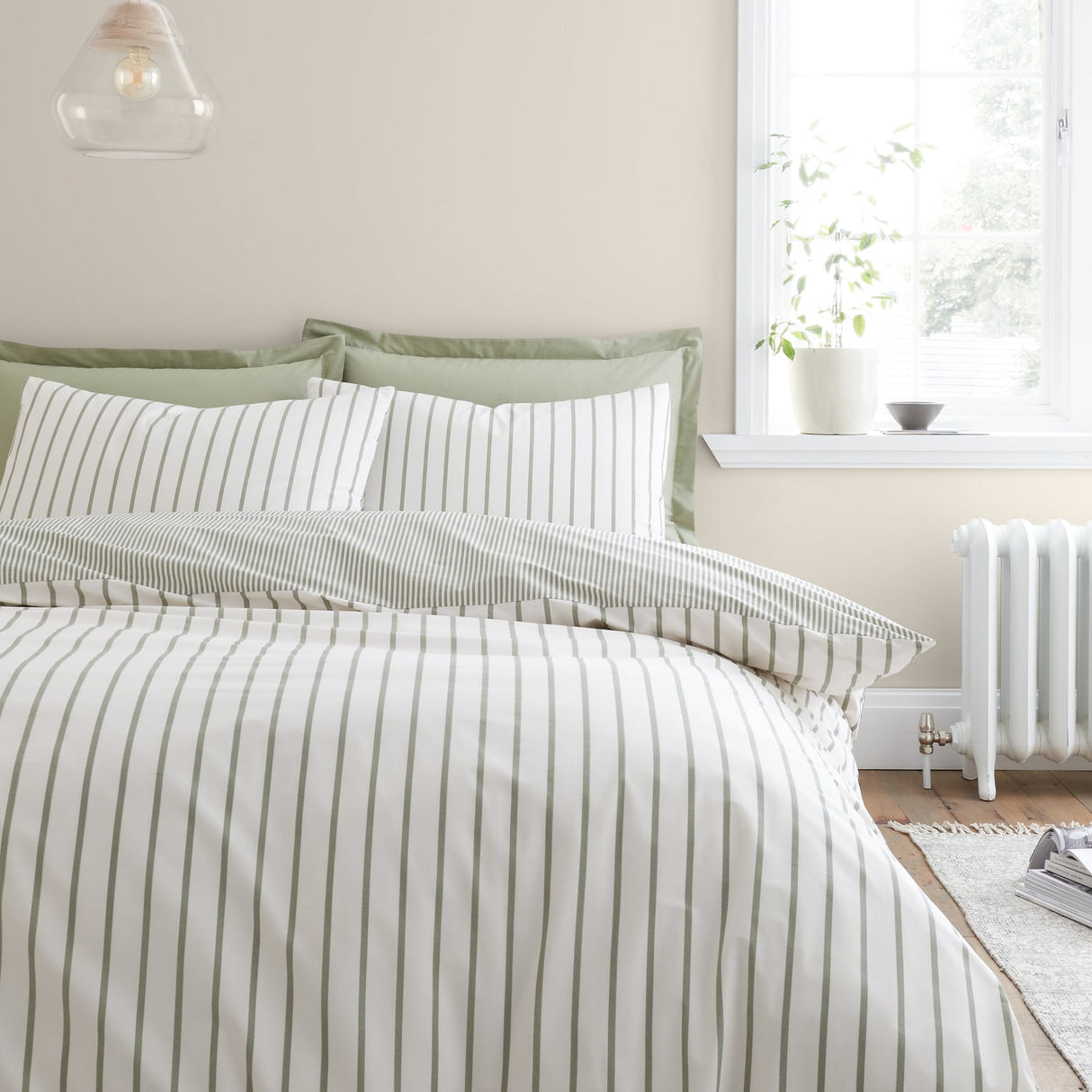 Bianca Fine Linens Hampton Stripe Duvet Cover Set - Hampton Stripe Duvet Set