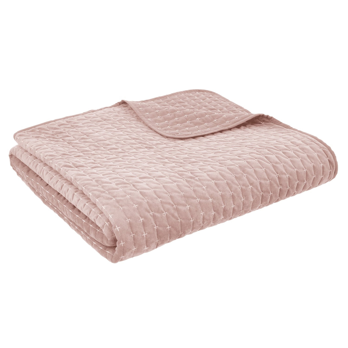Bianca Fine Linens Attica Velvet Bedspread - Attica Velvet Pink Bedspread