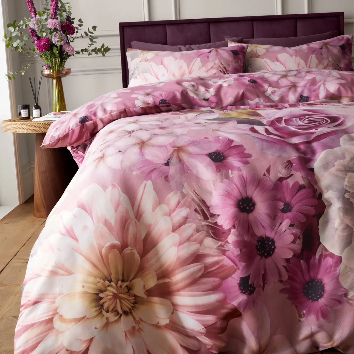 Rosemoor Floral Duvet Cover by RHS
