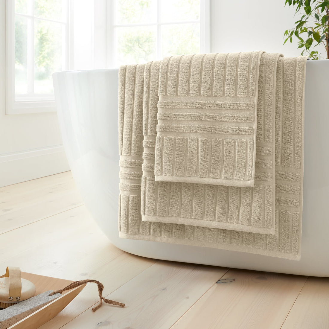 Bianca Hotel 600gsm Towel Natural 100% Cotton