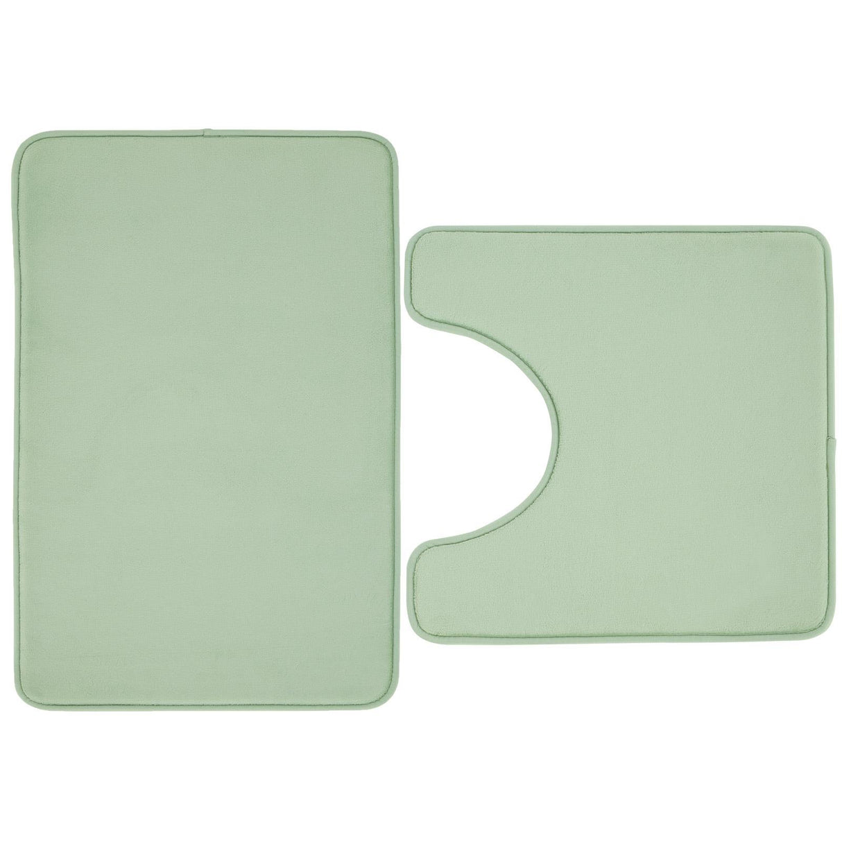 Anti-Bacterial Memory Foam Bath Mat & Pedestal Bathroom Set by Catherine Lansfield