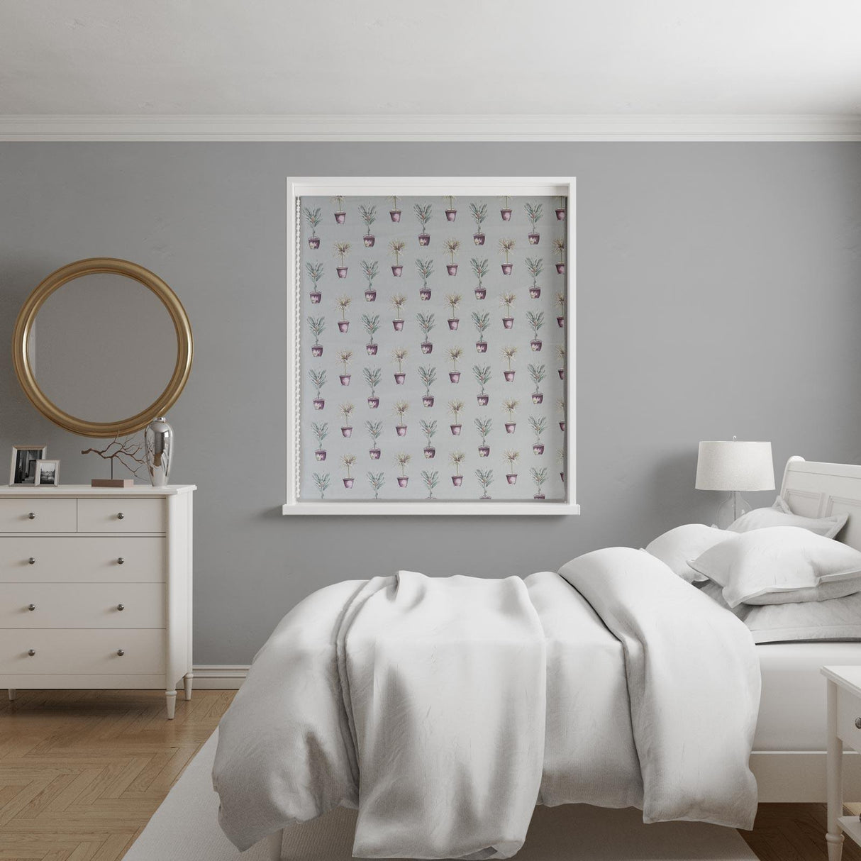 Greenhouse Pots Mist Made To Measure Roman Blind by Style Furnishings