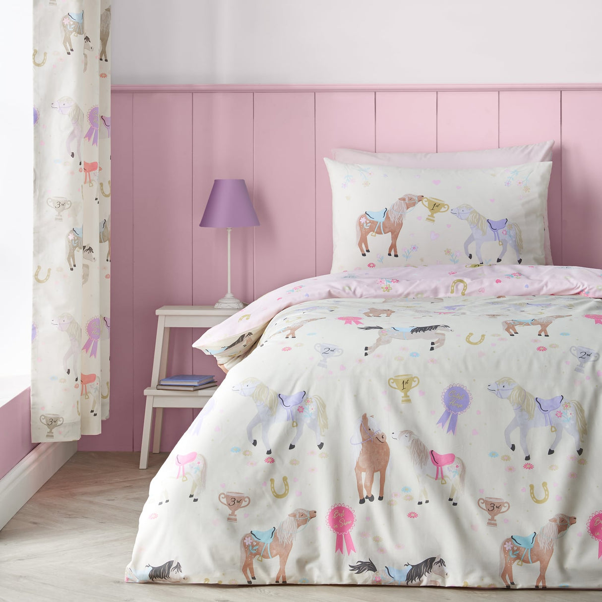 Catherine Lansfield Happy Horses Duvet Cover Set