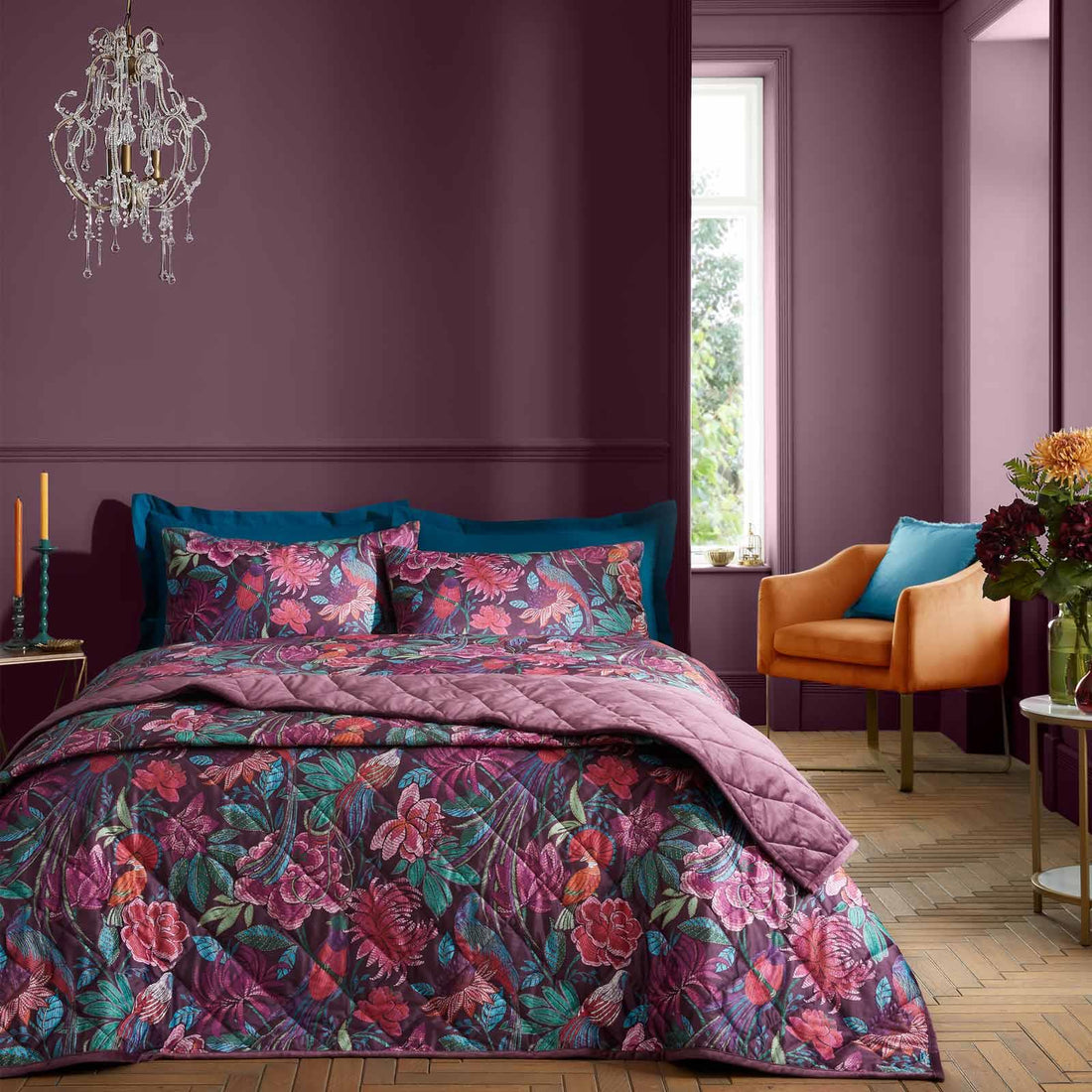 Catherine Lansfield Bridgerton Kate Floral Bedspread