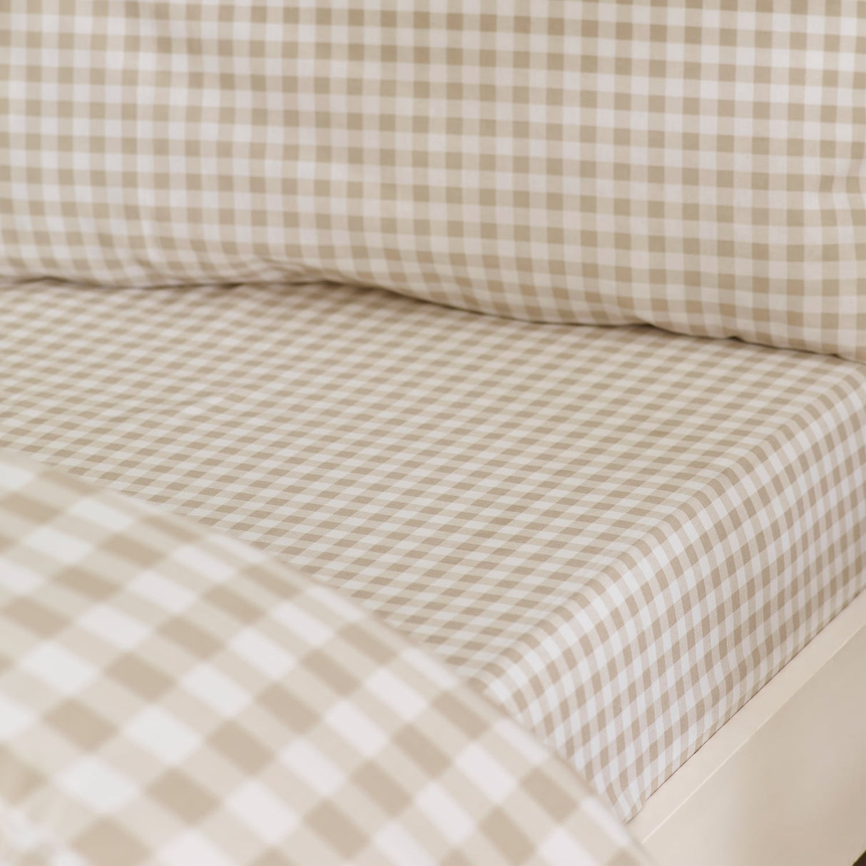 Catherine Lansfield Bamford Gingham Check 30cm Deep Fitted Sheet