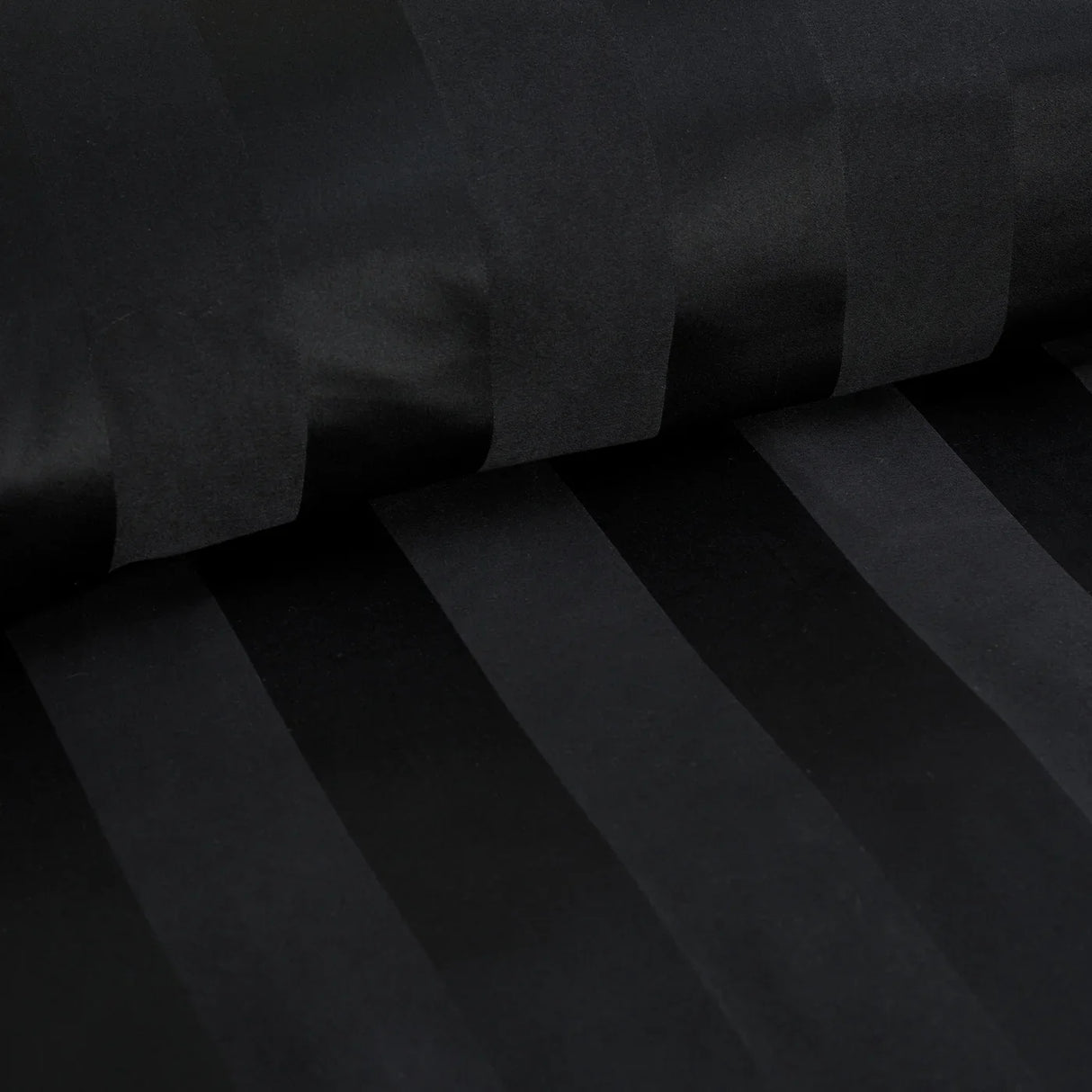 Catherine Lansfield So Soft Satin Stripe Black Fitted Sheet - Cream image 26