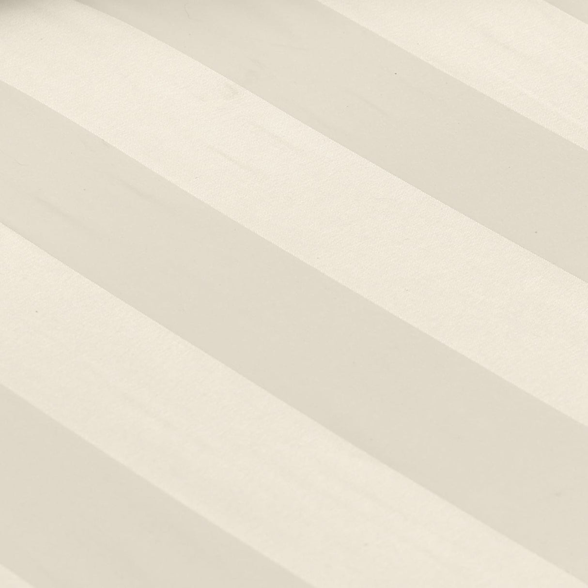 Catherine Lansfield So Soft Satin Stripe 30cm Deep Cream Fitted Sheet