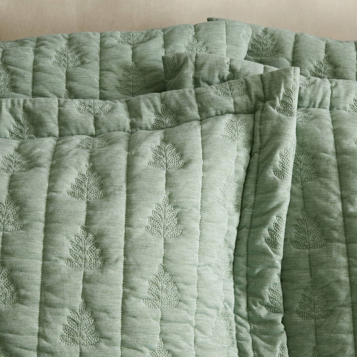 Pineapple Elephant Tamba Leaf Duvet Cover Set - Tamba Leaf Green Duvet Set