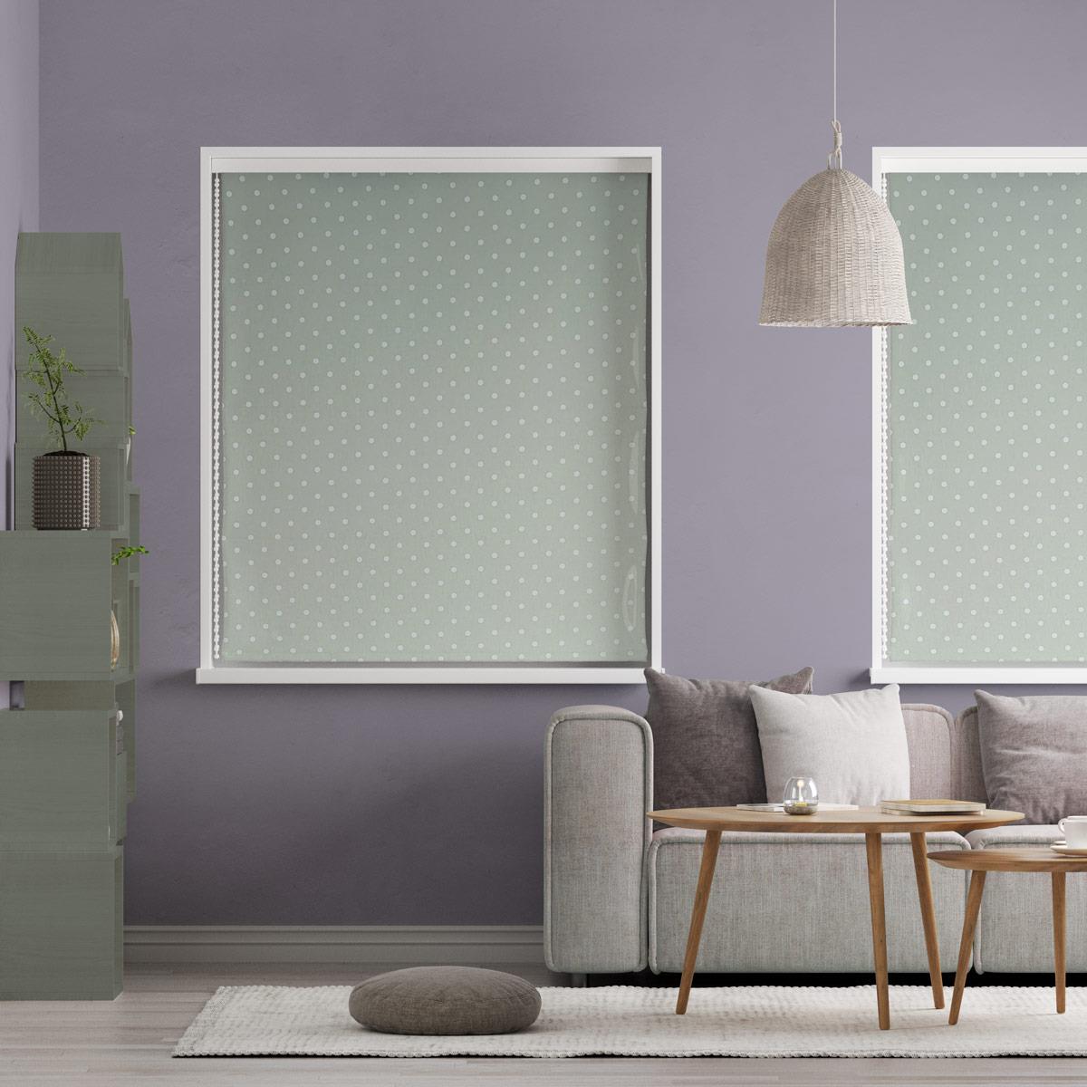 Full Stop Willow Made To Measure Roman Blind by Style Furnishings