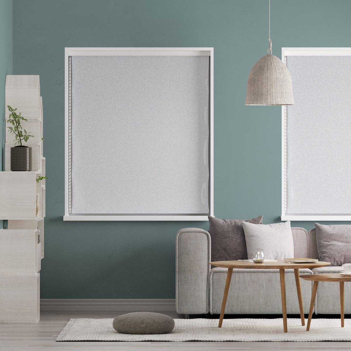 Carina Silver Made To Measure Roman Blind by Style Furnishings