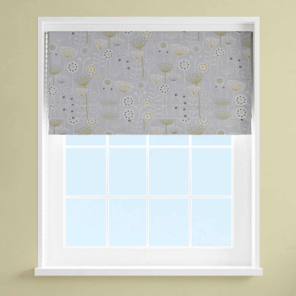 Havra Grey Made to Measure Roman Blind by Style Furnishings