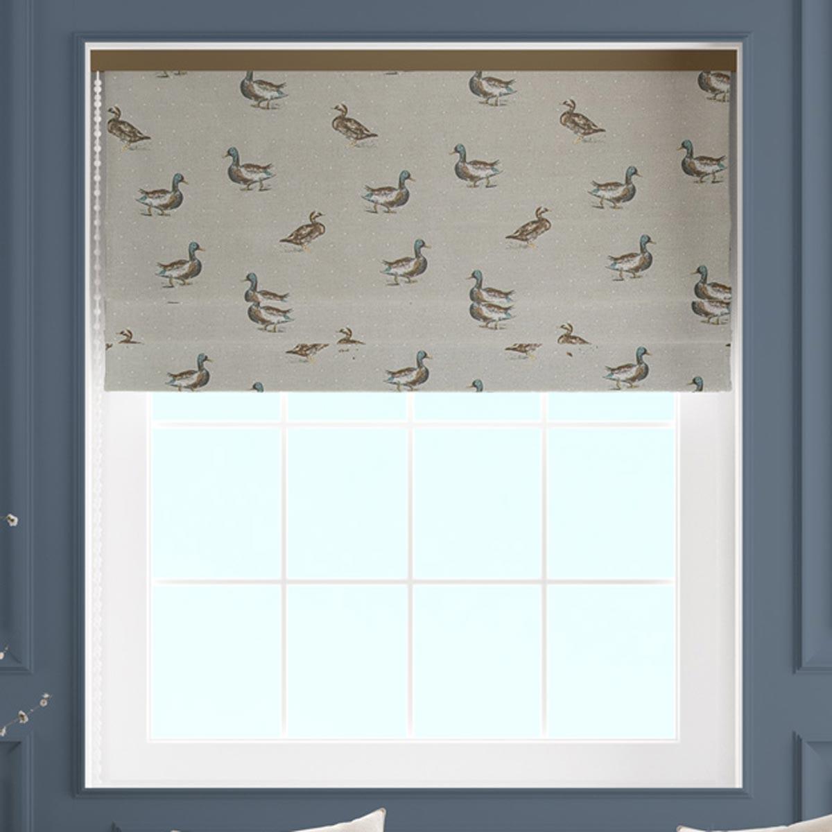 Mallard Natural Made To Measure Roman Blind by Style Furnishings