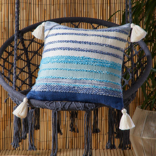 Grayson Blue Outdoor Cushion Cover