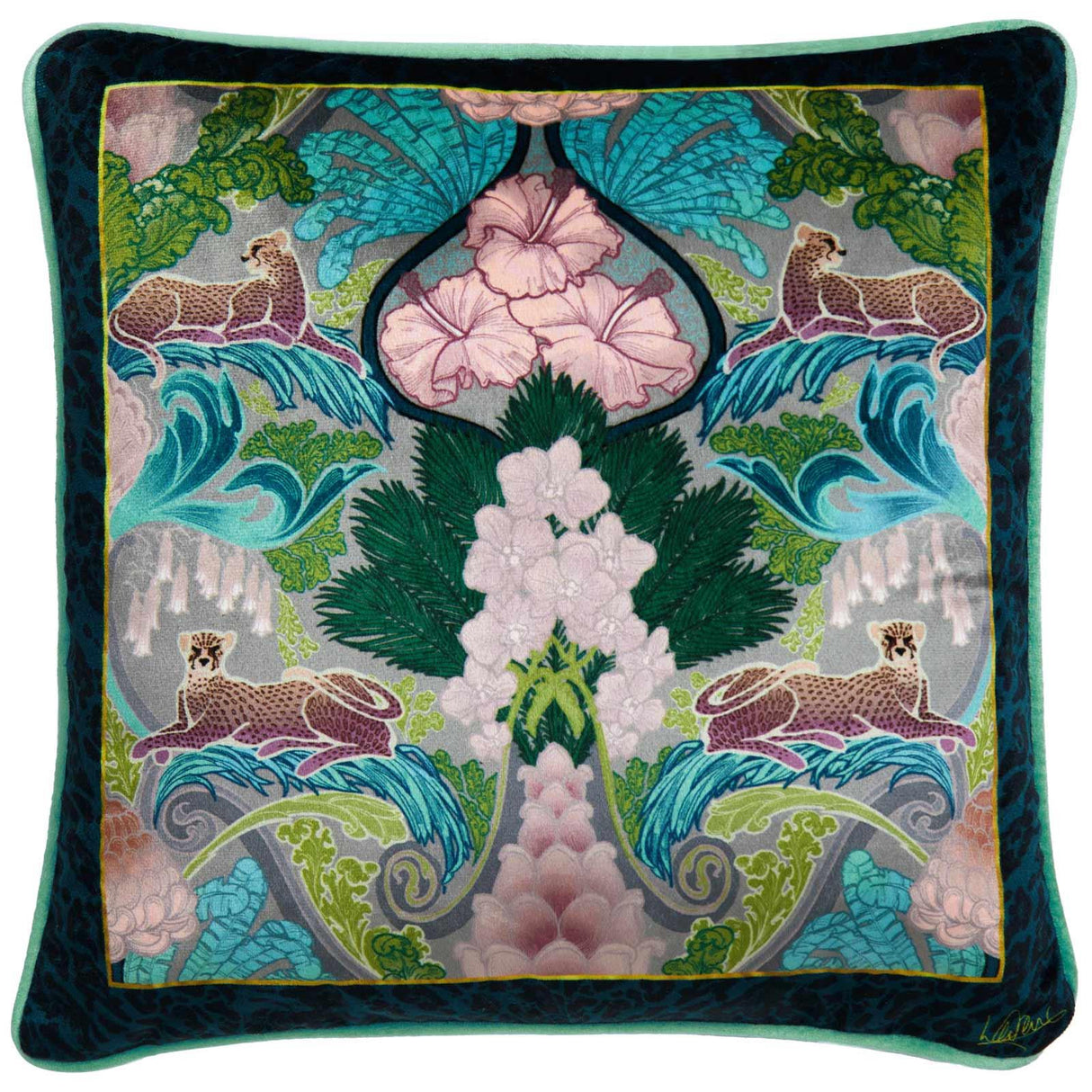 Laurence Llewelyn-Bowen Suburban Jungle Cushion Cover 2