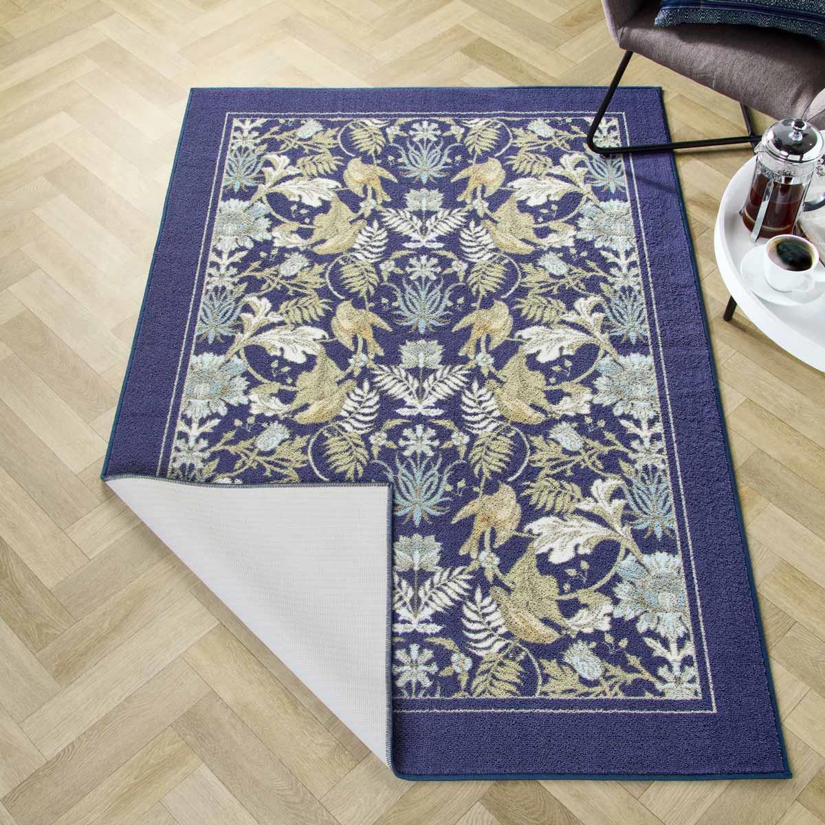 Finch & Flower Washable Rug 120cm x 180cm by Dreams & Drapes Design