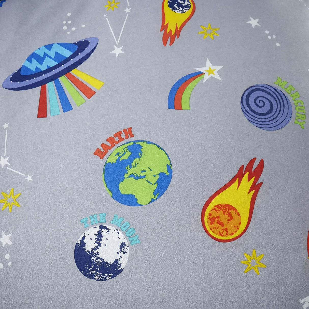 Catherine Lansfield Lost in Space Kids Fitted Sheet 2