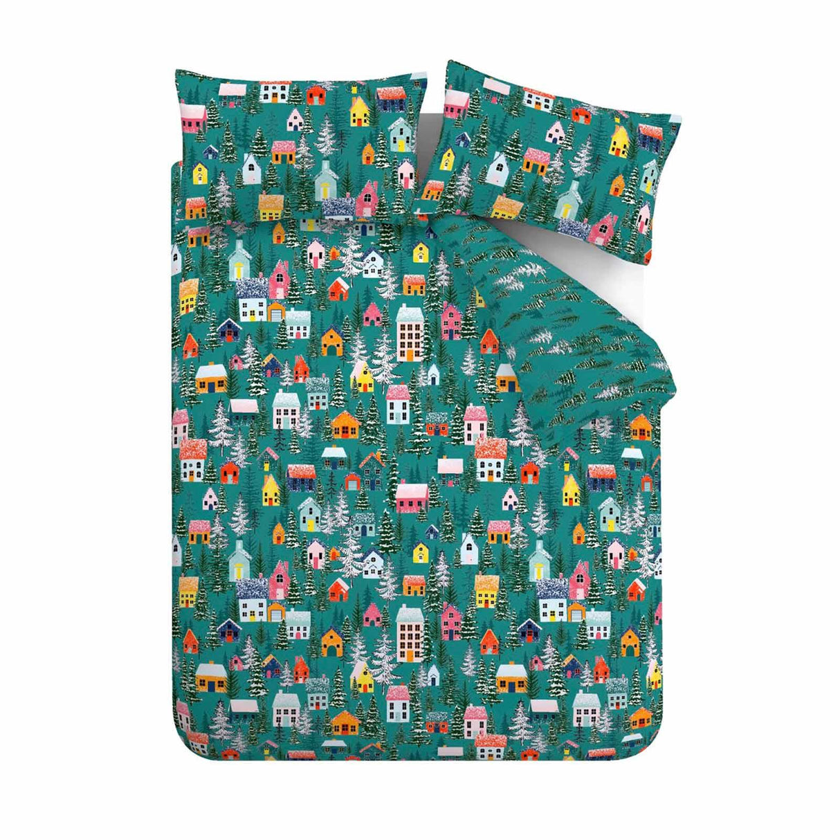 Christmas Festive Forest Duvet Cover Set by Catherine Lansfield