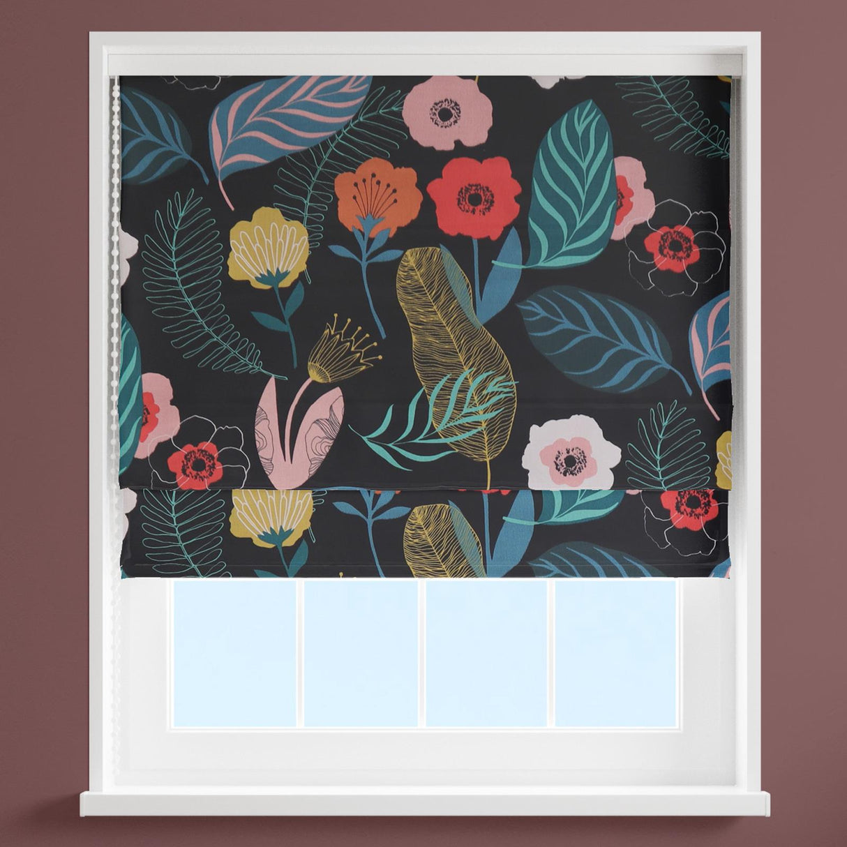 Levande Jet Made To Measure Roman Blind by Style Furnishings