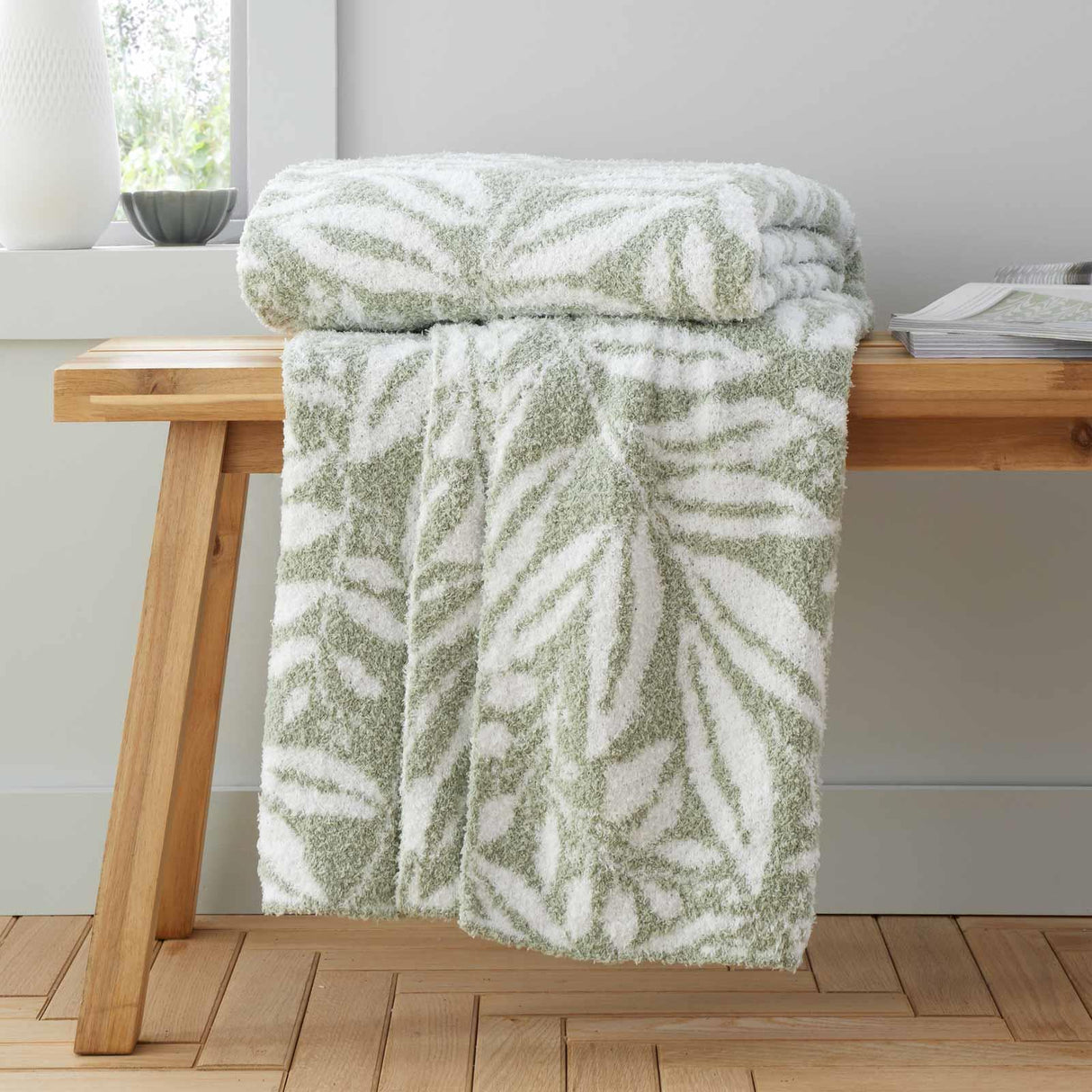 So Soft Sorrel Throw Blanket 130cm x 170cm by Catherine Lansfield