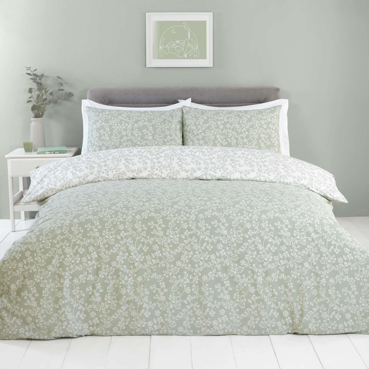 Sade Floral Duvet Cover Set by Sundour