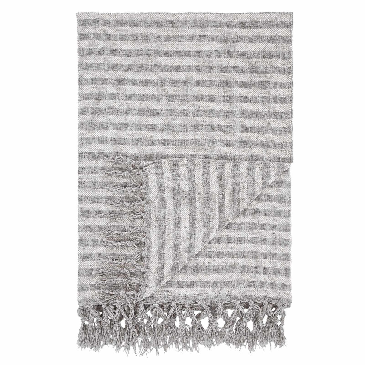 Catherine Lansfield Stripe Cosy Throw Blanket 130cm x 170cm 9