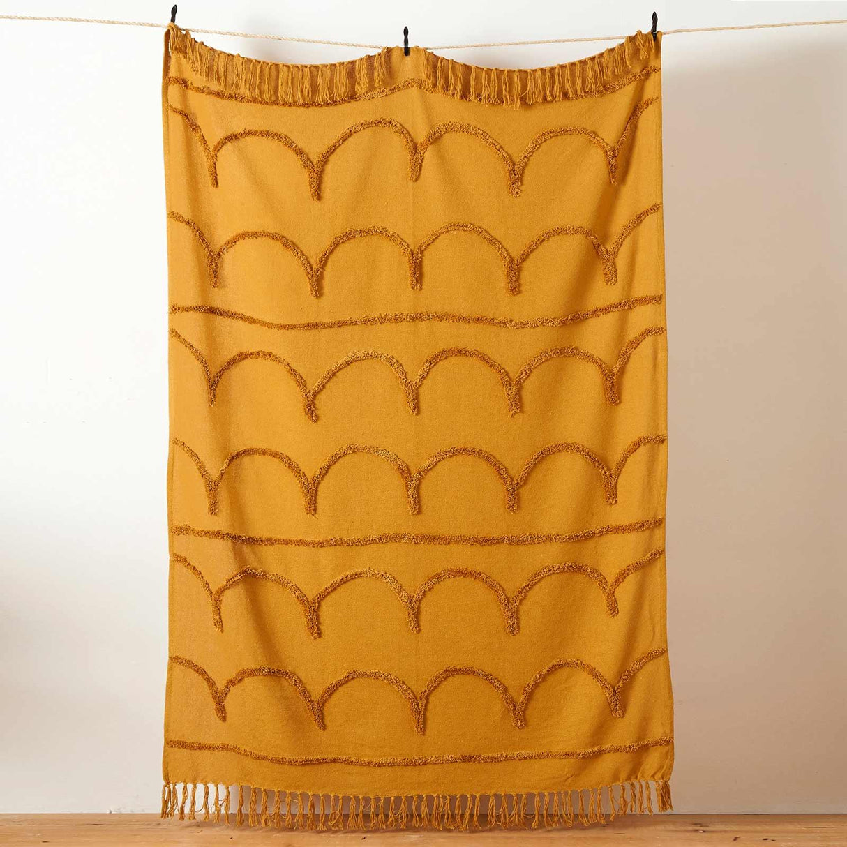 Jakarta Tufted Throw Blanket 130cm x 180cm by furn.
