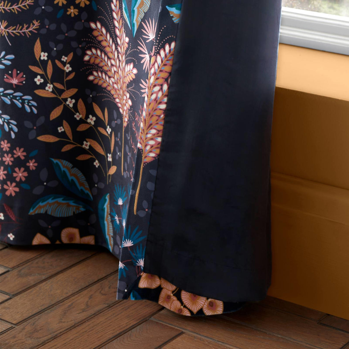 Exotic Leaves Eyelet Curtains by Catherine Lansfield