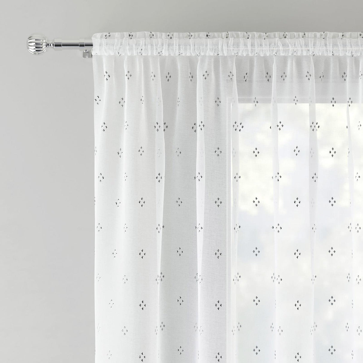 Destiny Voile Curtain Panel by Enhanced Living