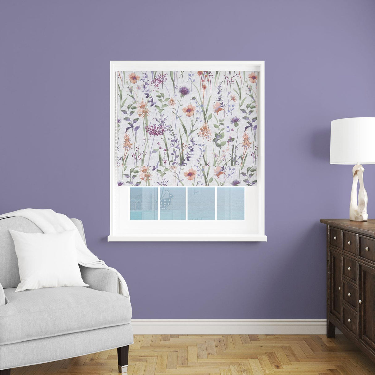 Hampshire Multi Made To Measure Roman Blind by Style Furnishings