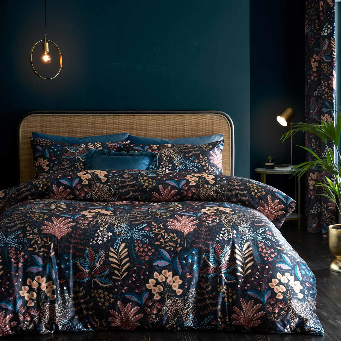 Catherine Lansfield Exotic Leopard Animal Print Duvet Cover Set