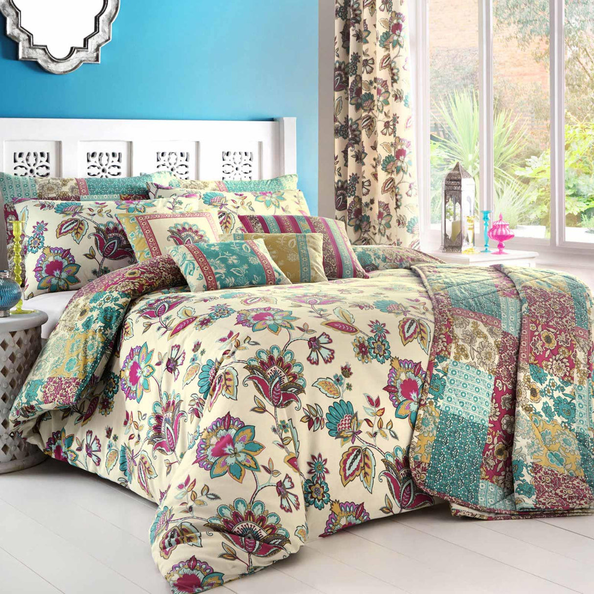 Marinelli Floral Duvet Cover Set by Dreams & Drapes Design